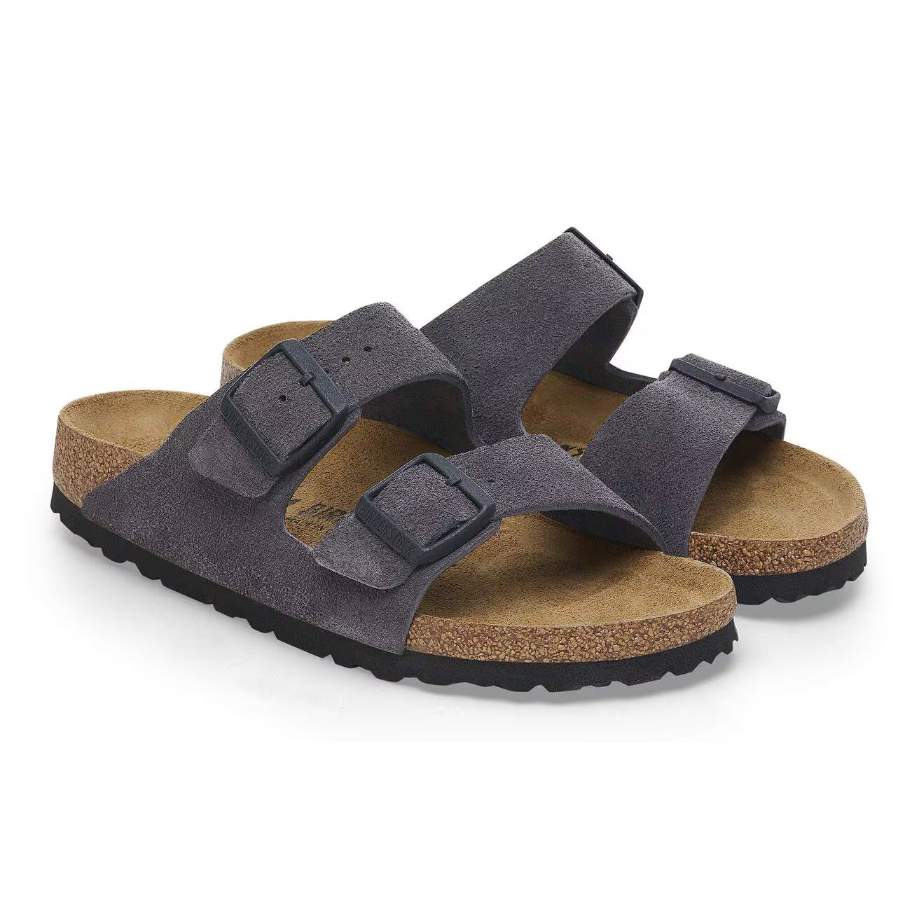 BIRKENSTOCK - Sandale ARIZONA - Suède - Lit de pied souple - Velvet grey