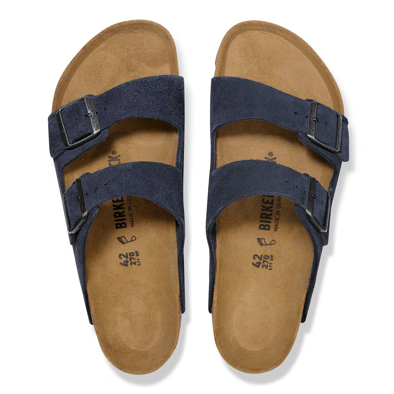 BIRKENSTOCK - Sandale ARIZONA - Suède - New navy
