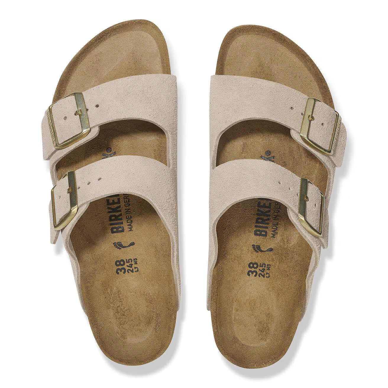 BIRKENSTOCK - Sandale ARIZONA - Suède - Sandcastle