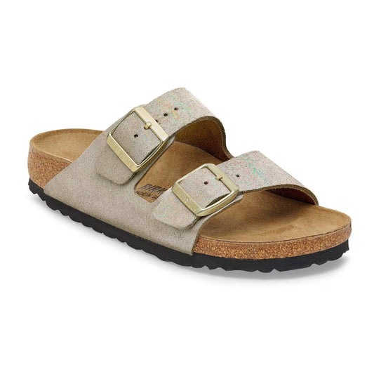 BIRKENSTOCK - Sandale ARIZONA - Suède - Shimmering taupe