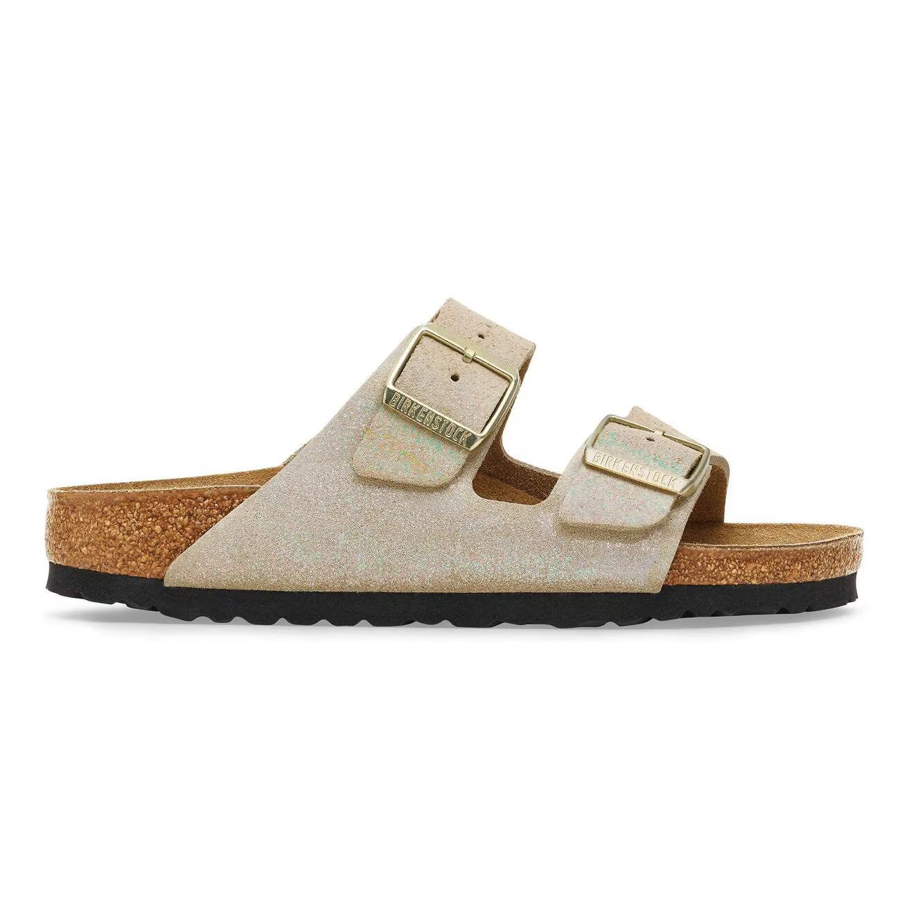 BIRKENSTOCK - Sandale ARIZONA - Suède - Shimmering taupe