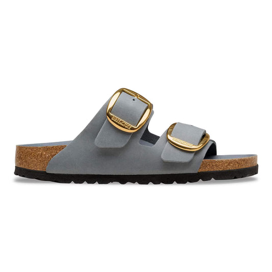 BIRKENSTOCK - Sandales ARIZONA - Grosse boucle - Cuir huilé - Basalt gray