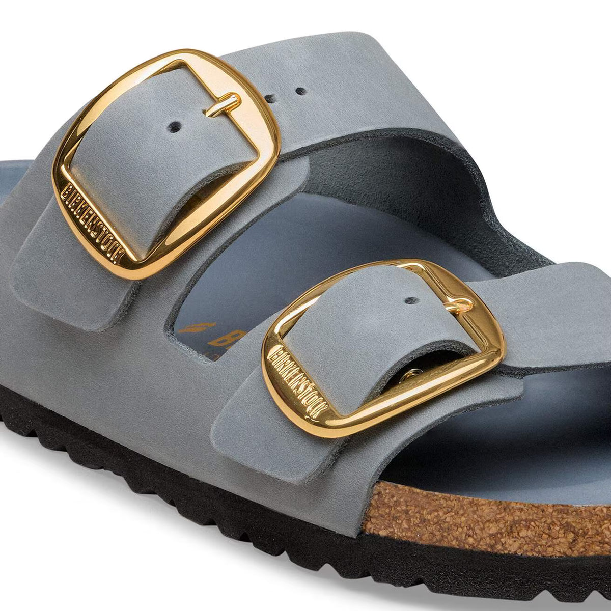 BIRKENSTOCK - Sandales ARIZONA - Grosse boucle - Cuir huilé - Basalt gray