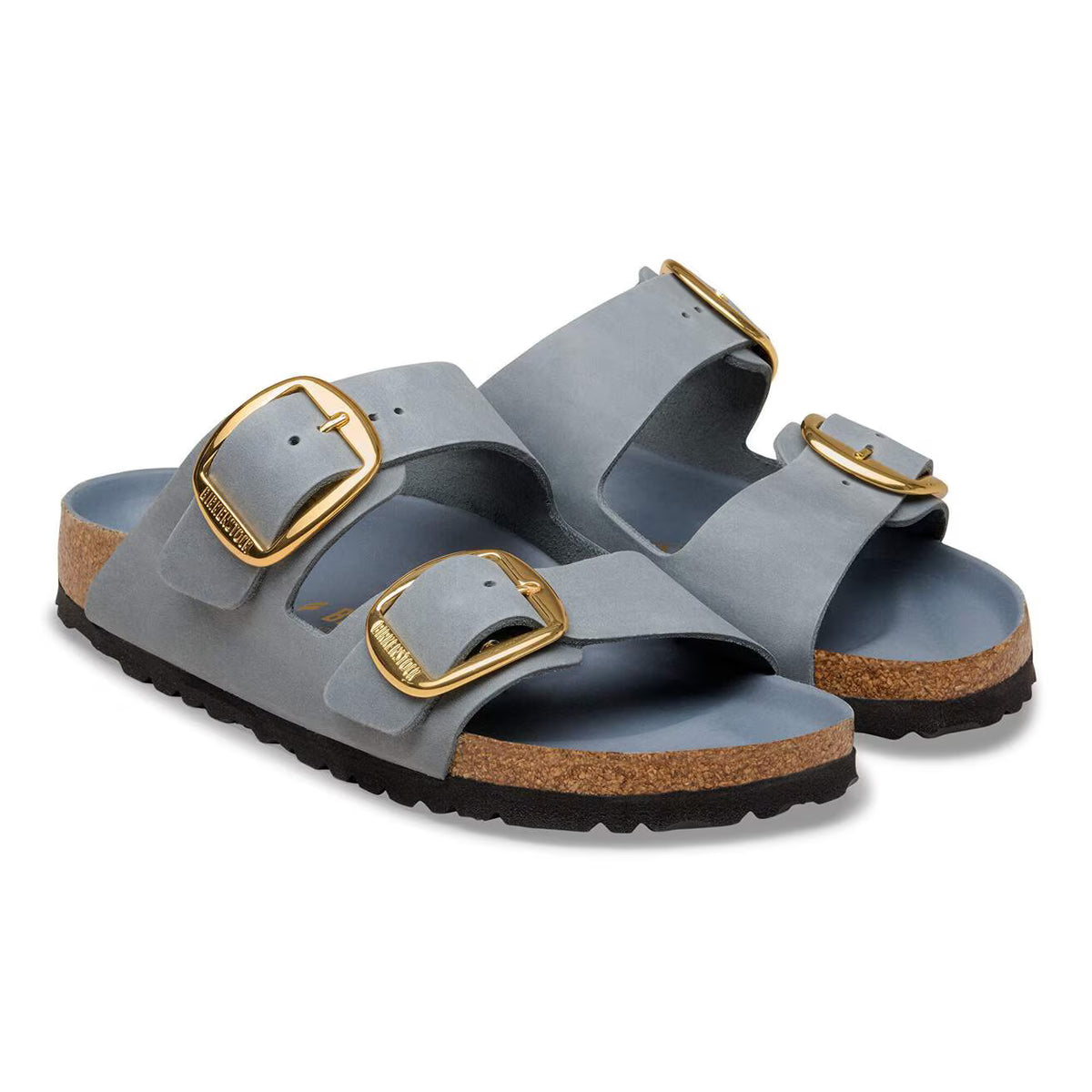 BIRKENSTOCK - Sandales ARIZONA - Grosse boucle - Cuir huilé - Basalt gray