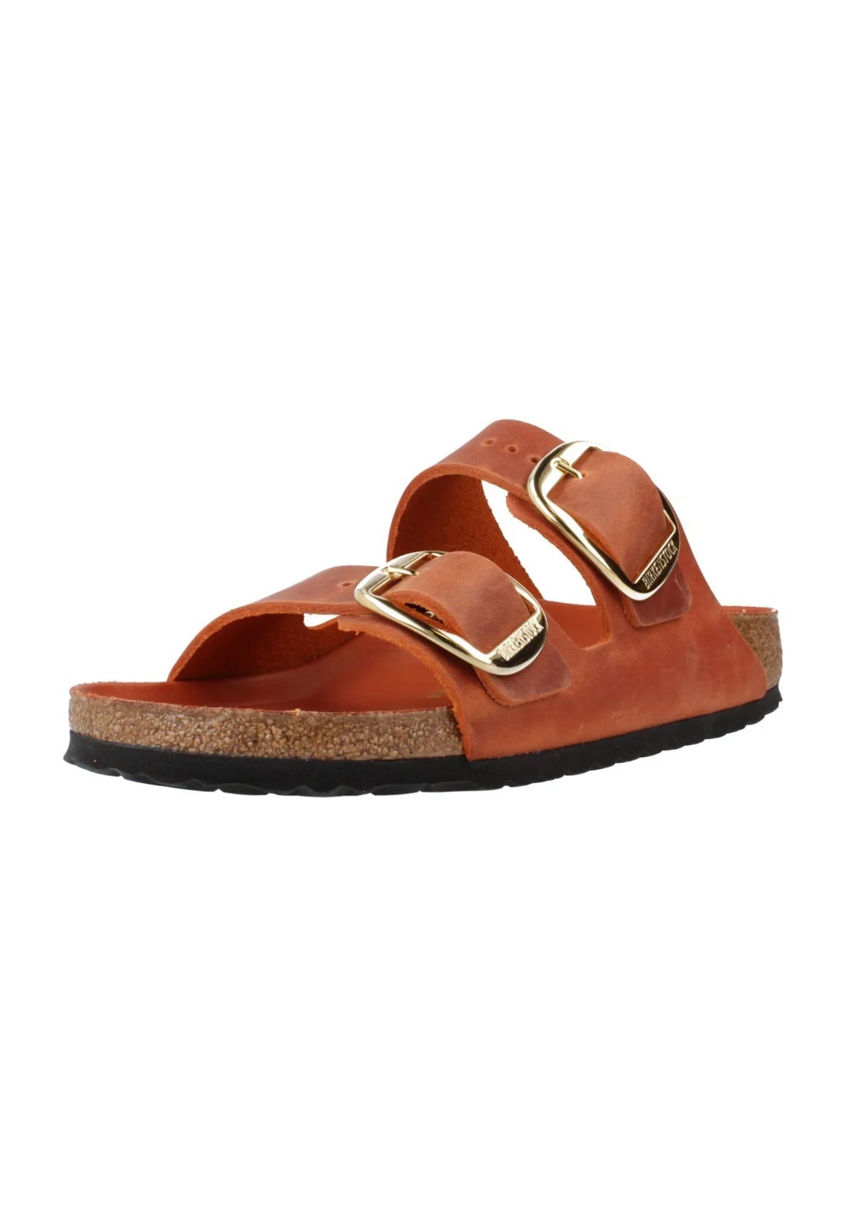 BIRKENSTOCK - Sandales ARIZONA - Grosse boucle - Cuir - Orange brûlé