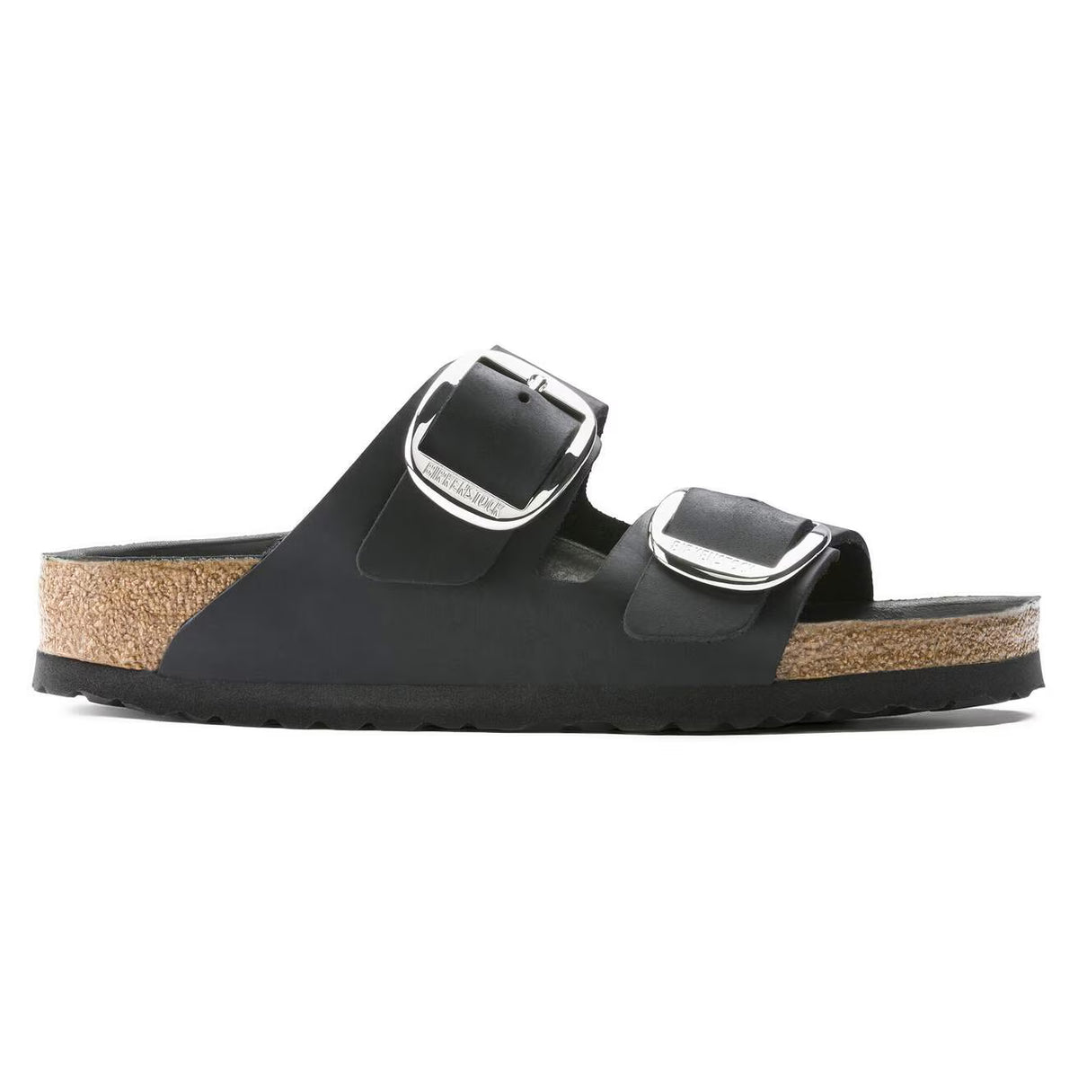 BIRKENSTOCK - Sandales ARIZONA - Grosse boucle - Cuir huilé - Noir