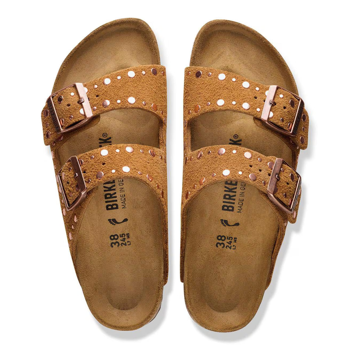 BIRKENSTOCK - Sandales ARIZONA RIVET - Mink