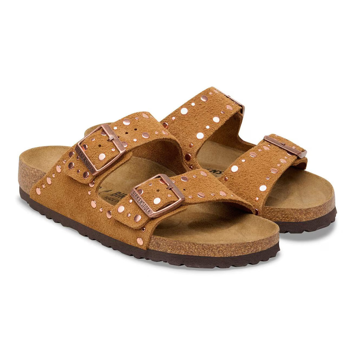 BIRKENSTOCK - Sandales ARIZONA RIVET - Mink