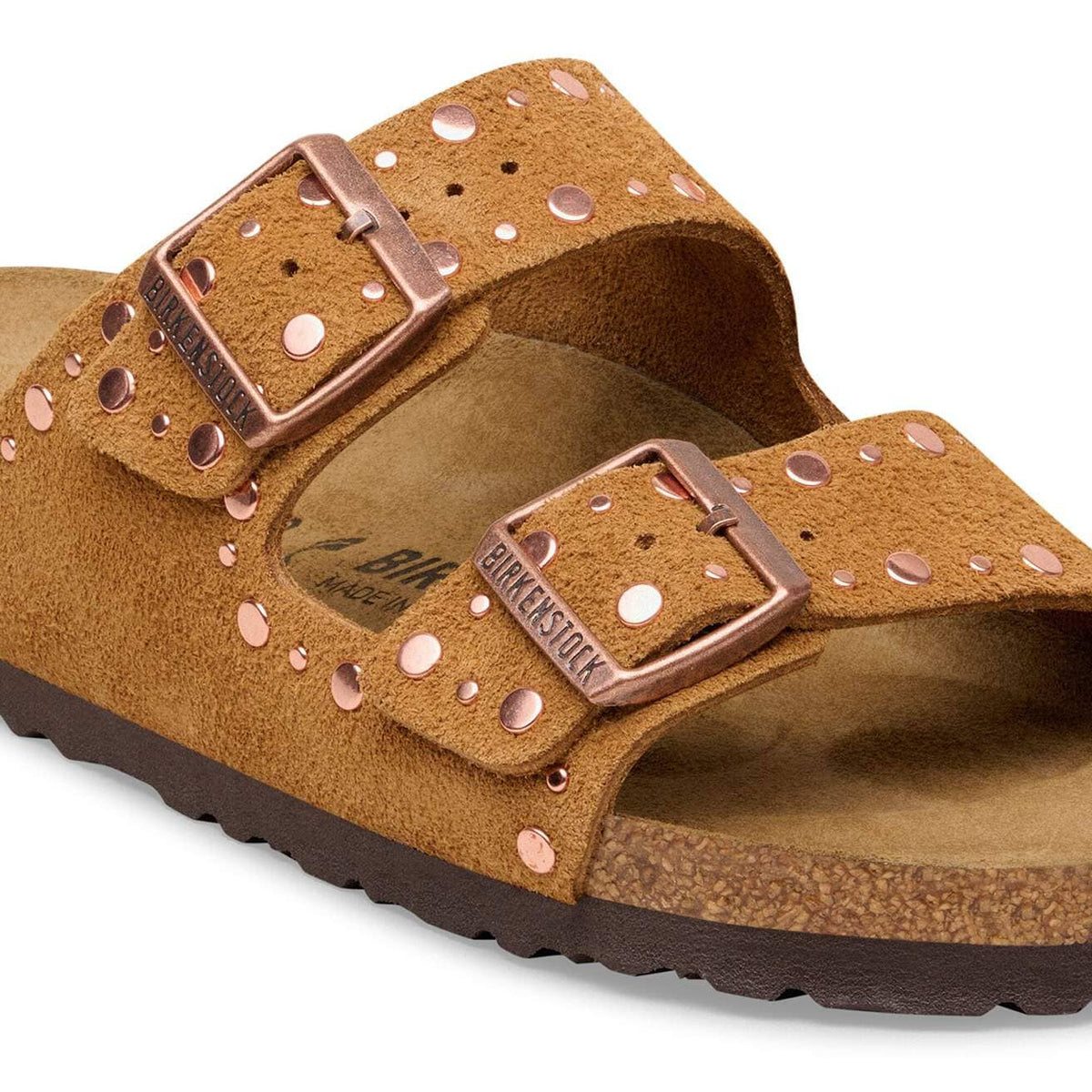 BIRKENSTOCK - Sandales ARIZONA RIVET - Mink