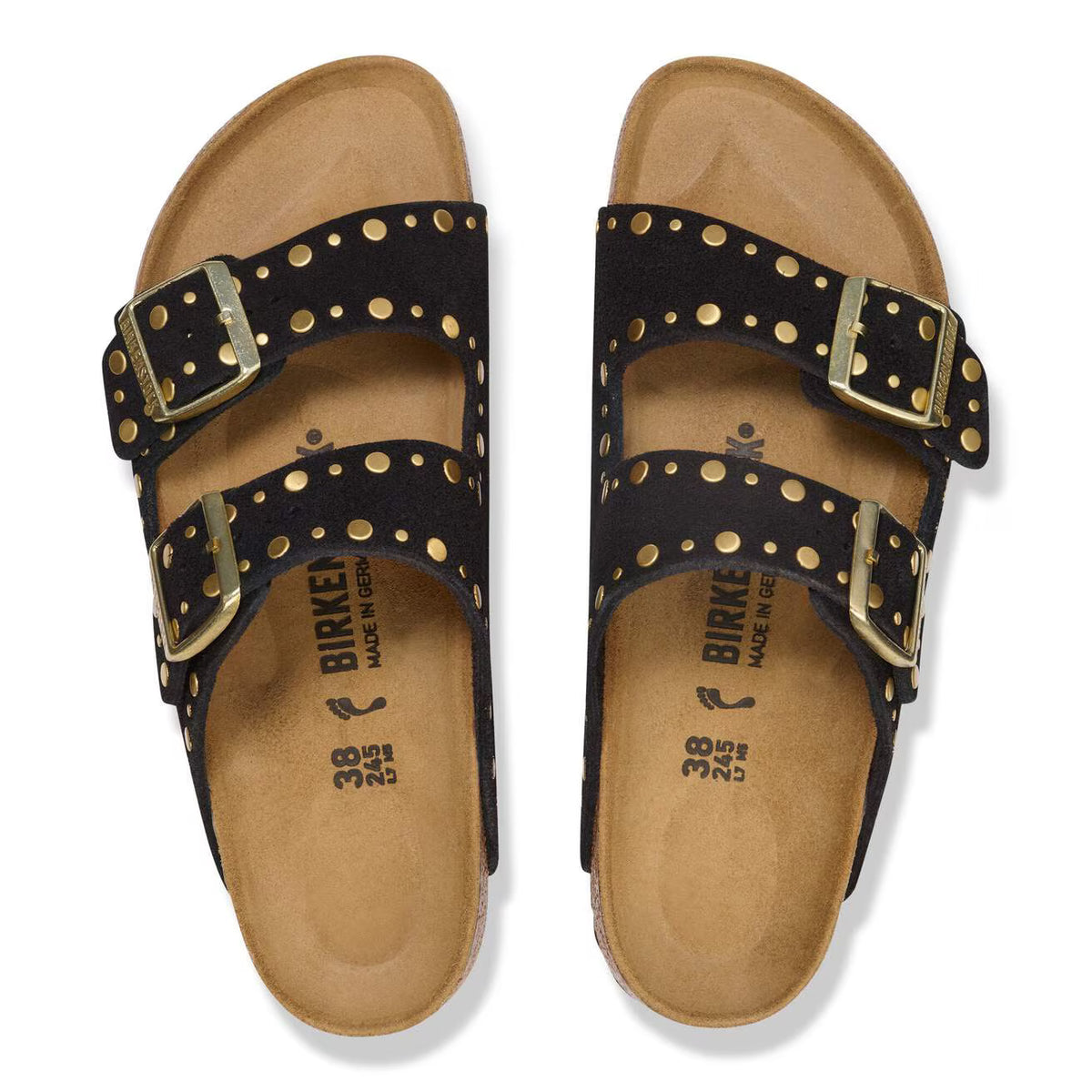 BIRKENSTOCK - Sandales ARIZONA RIVET - Noir