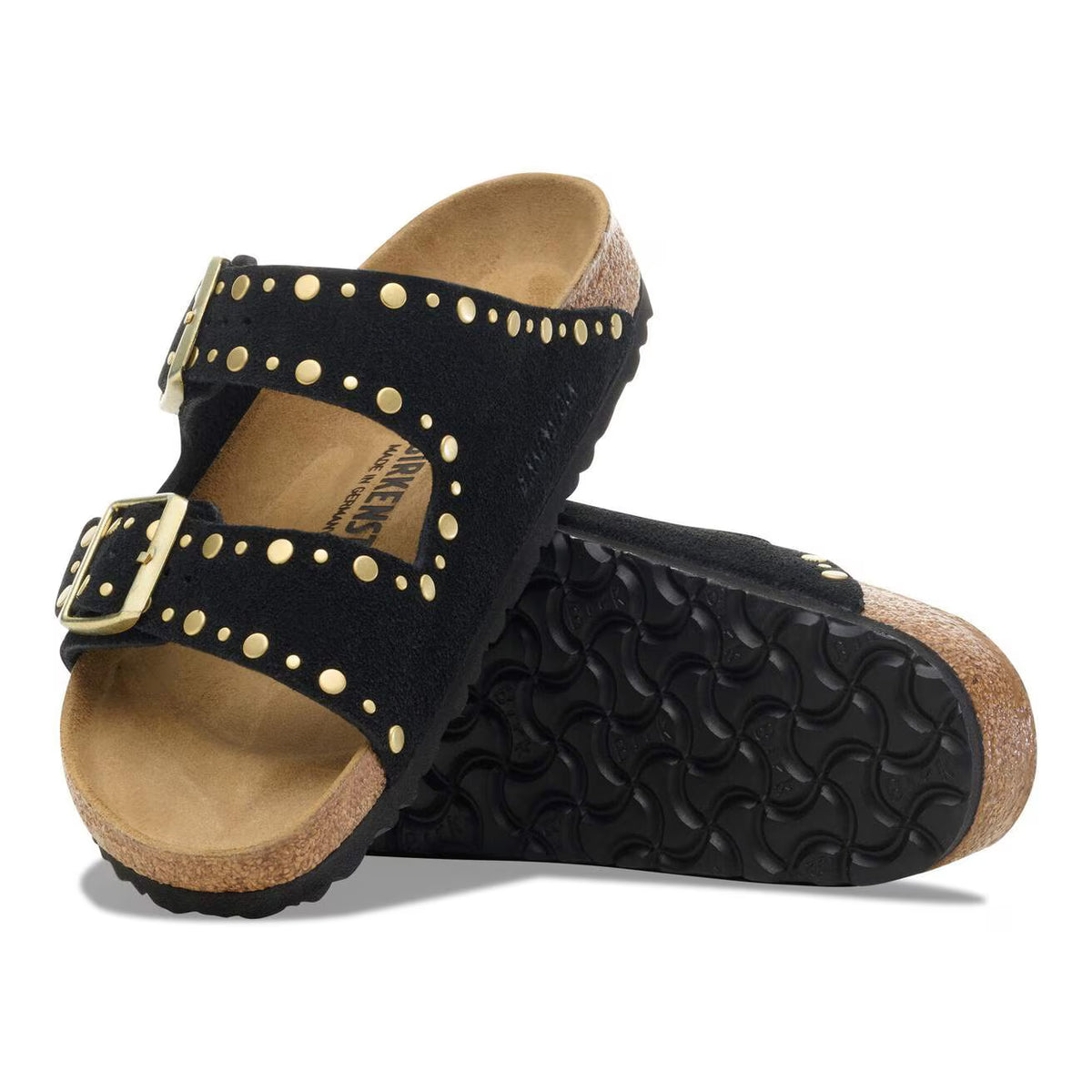 BIRKENSTOCK - Sandales ARIZONA RIVET - Noir