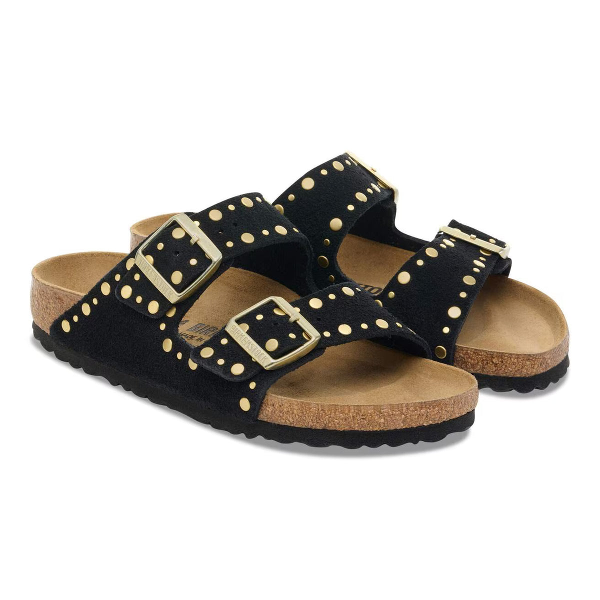 BIRKENSTOCK - Sandales ARIZONA RIVET - Noir
