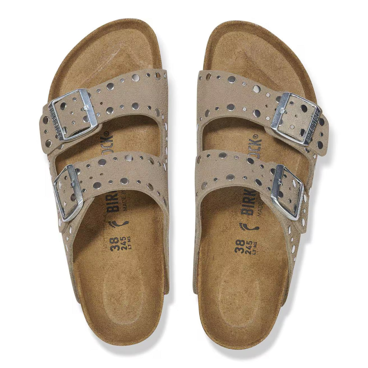 BIRKENSTOCK - Sandales ARIZONA RIVET - Taupe