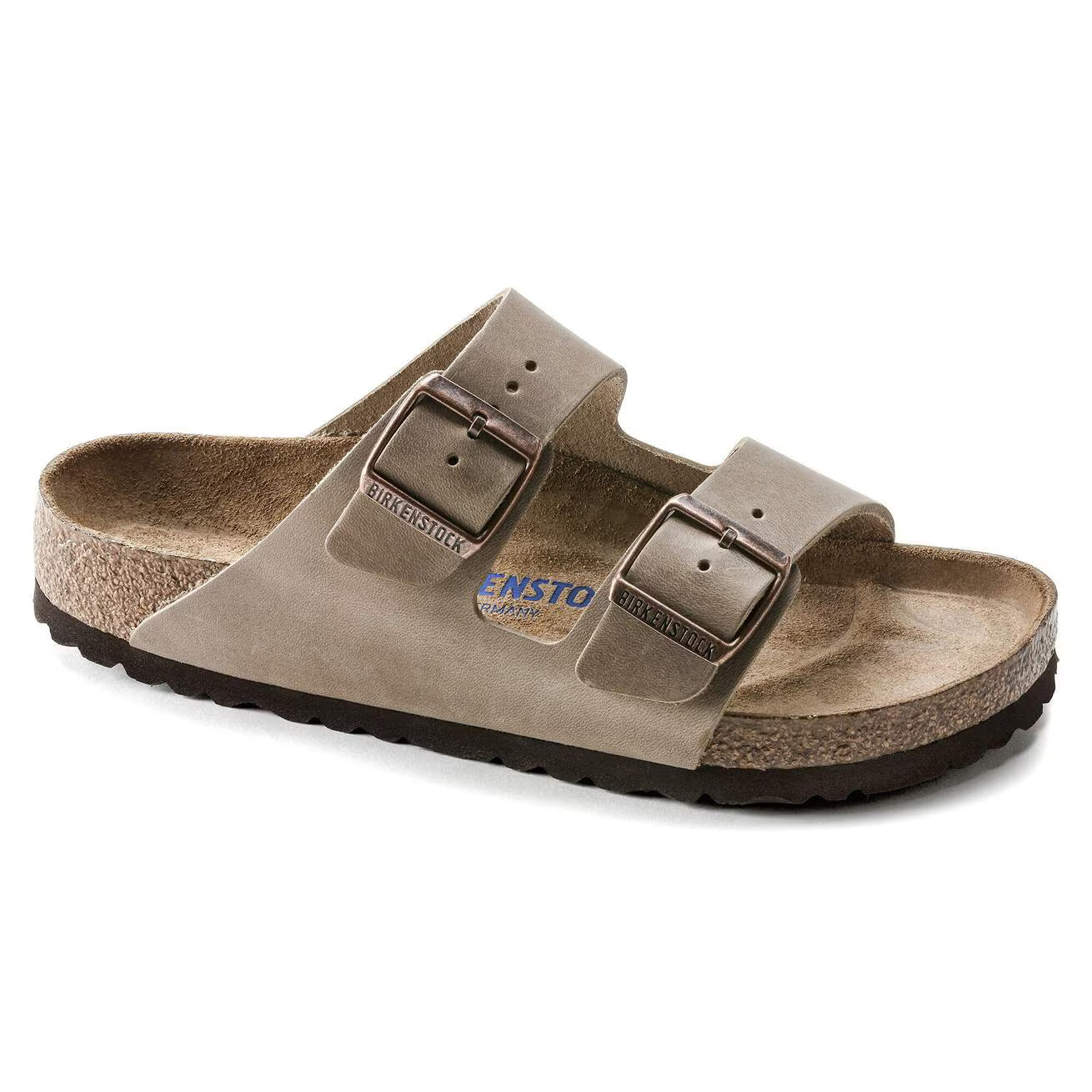 BIRKENSTOCK - Sandale ARIZONA - Lit de pied souple - Cuir huilé - Tobacco