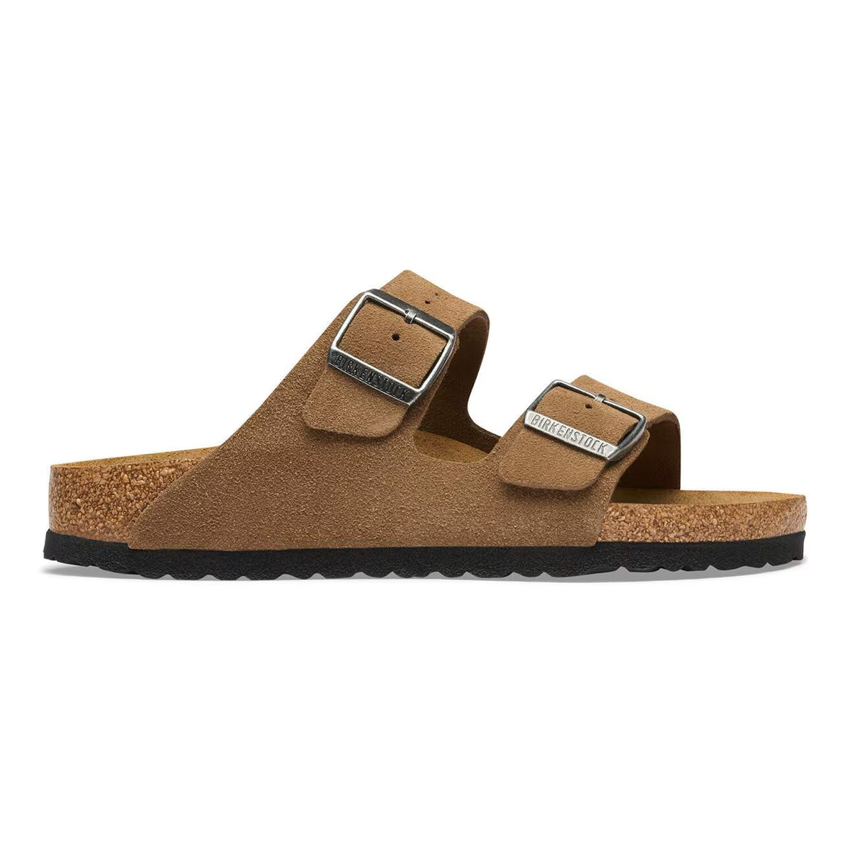 BIRKENSTOCK - Sandales ARIZONA - Suédé - Lit de pied souple - Dark tea