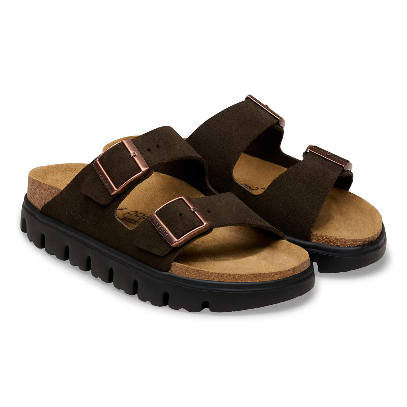 BIRKENSTOCK - Sandale ARIZONA Suède - Lit de pied souple - Mocca