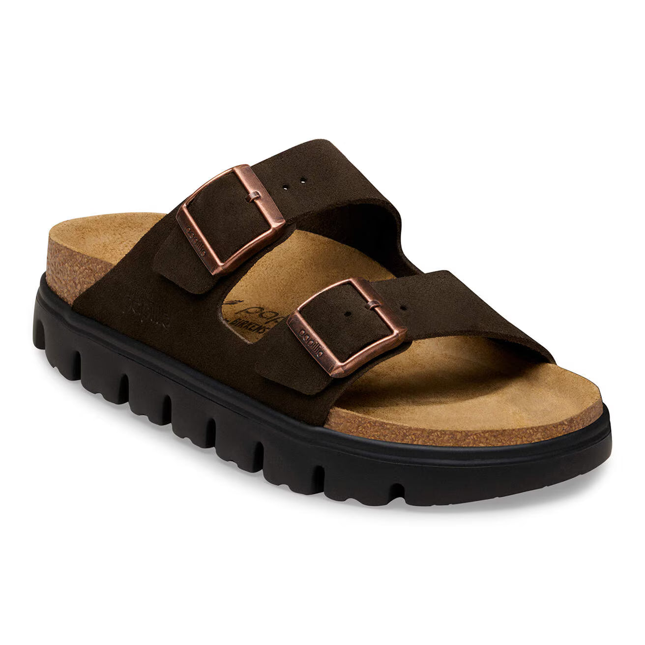 BIRKENSTOCK - Sandale ARIZONA Suède - Lit de pied souple - Mocca