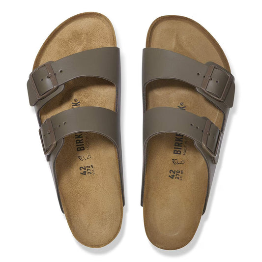 BIRKENSTOCK - Sandale ARIZONA Suède - Concrete grey