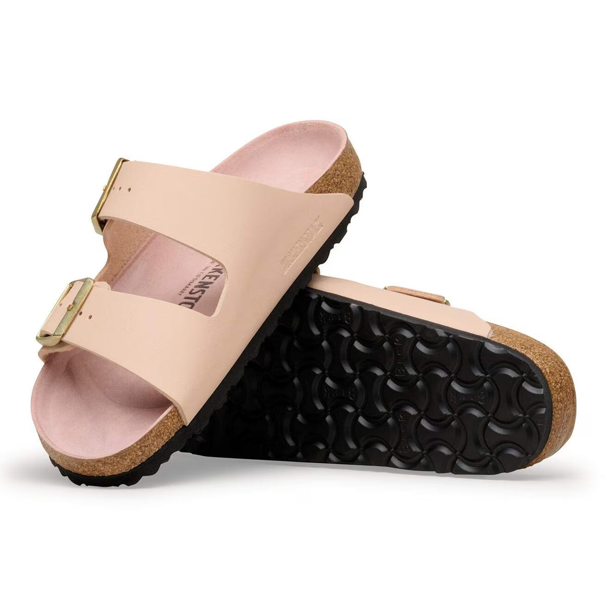 BIRKENSTOCK - Sandales ARIZONA TRIPLES  - New beige/pink clay