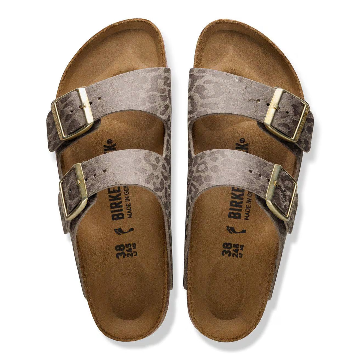 BIRKENSTOCK - Sandales ARIZONA - Leo gray taupe