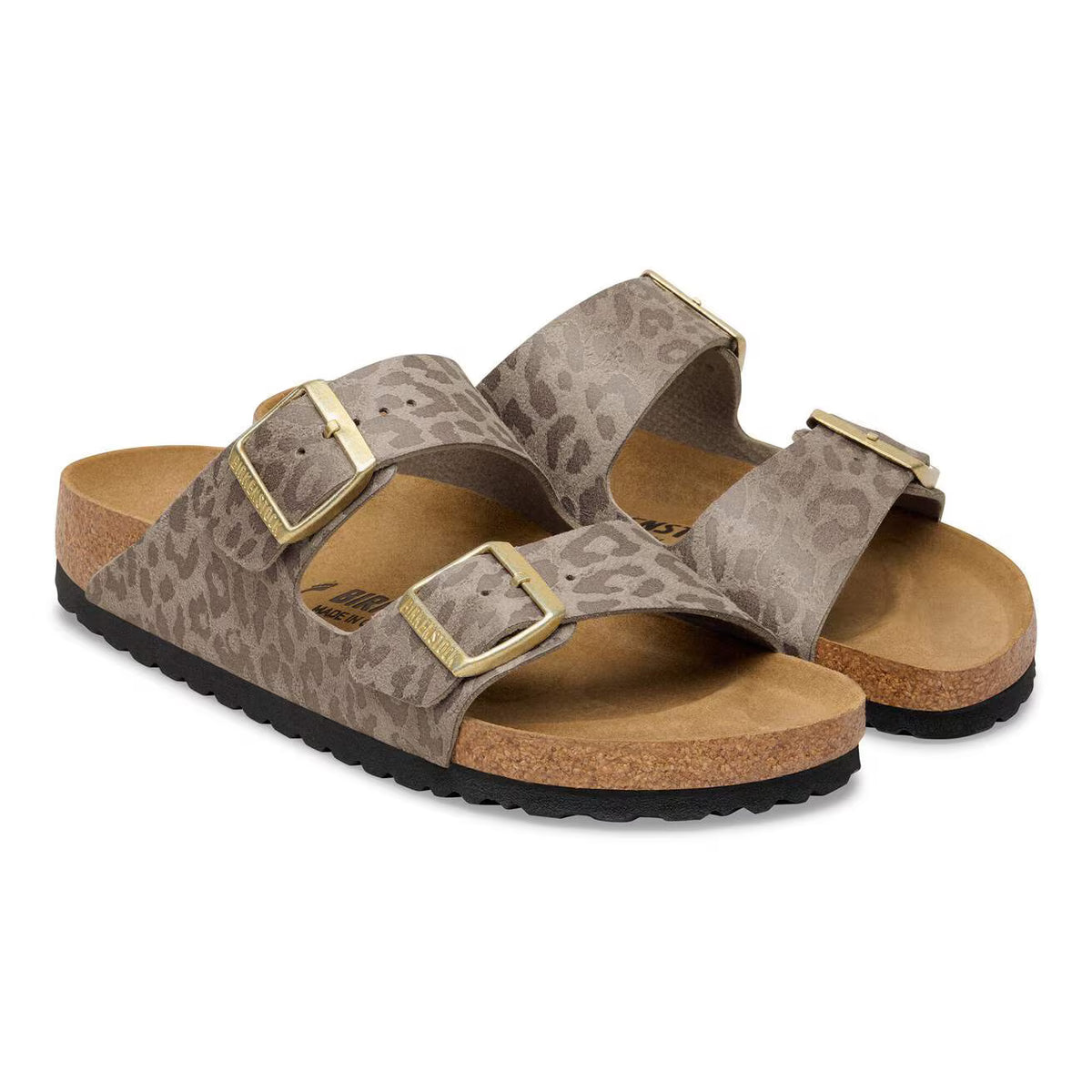 BIRKENSTOCK - Sandales ARIZONA - Leo gray taupe