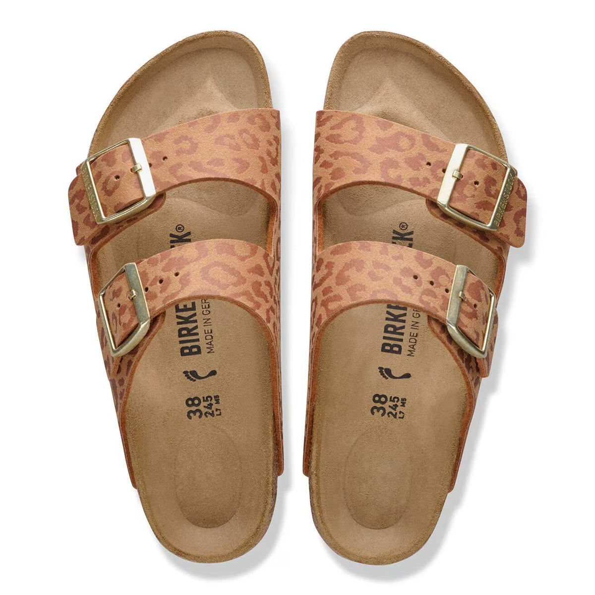 BIRKENSTOCK - Sandales ARIZONA - Leo pecan