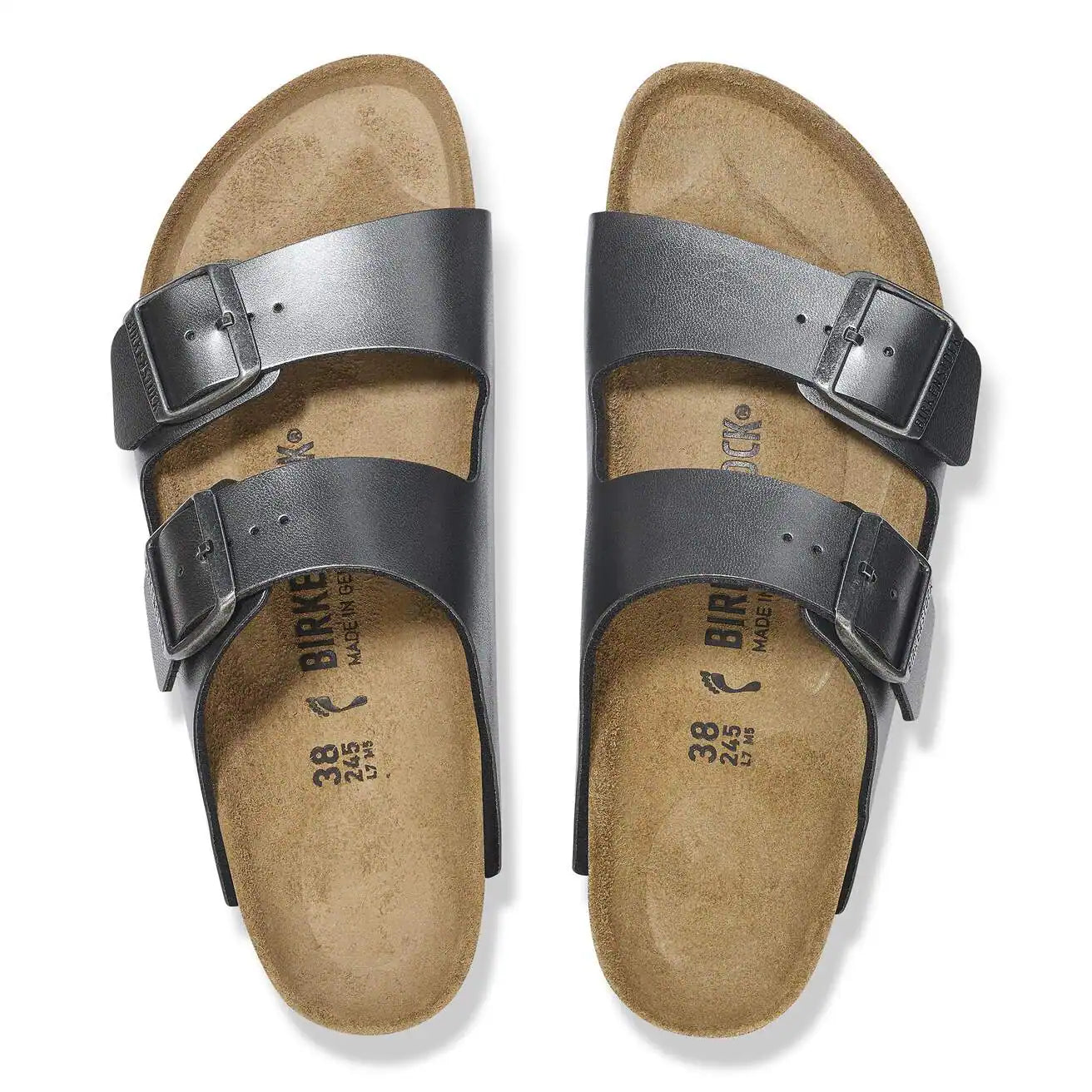 BIRKENSTOCK - Sandale ARIZONA - Noir métallique