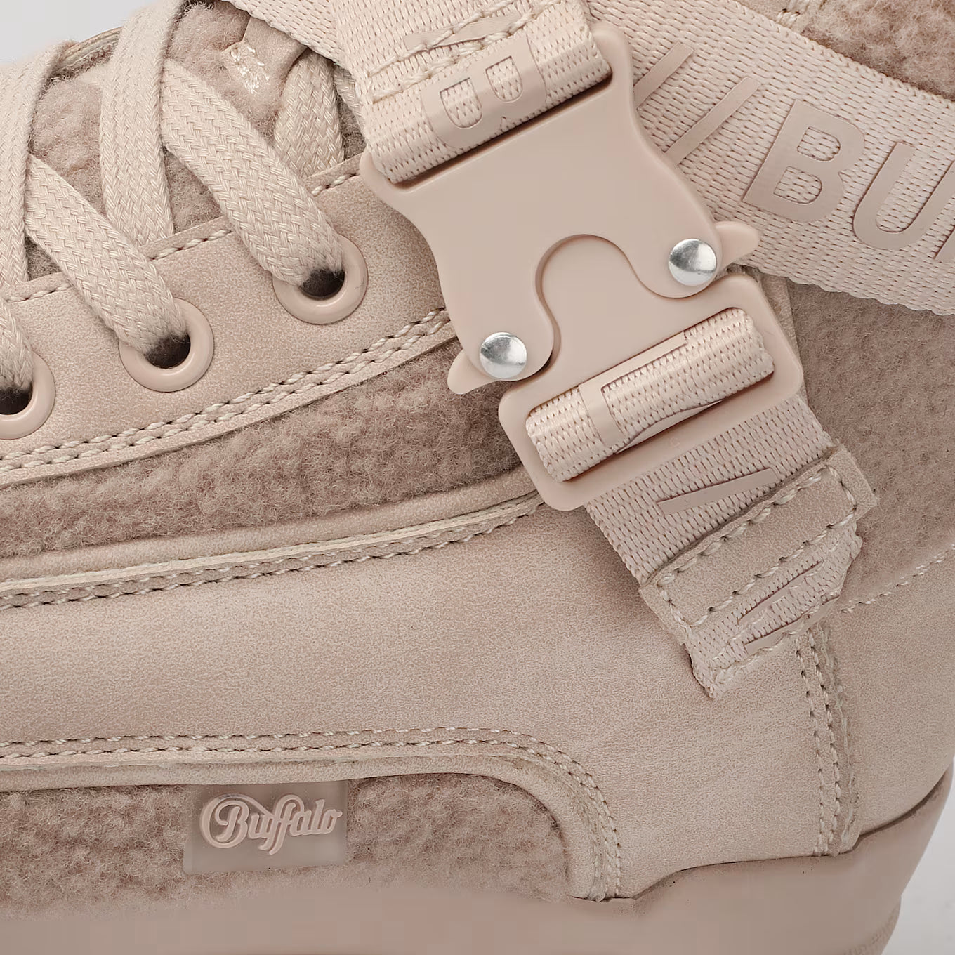 BUFFALO - Sneakers montantes fourées ASPHA COM1 - Beige
