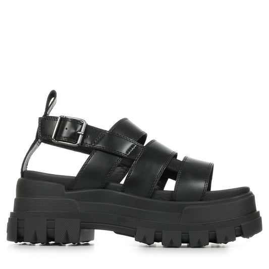 BUFFALO - Sandales ASPHA FSH OT - Vegan - Noir