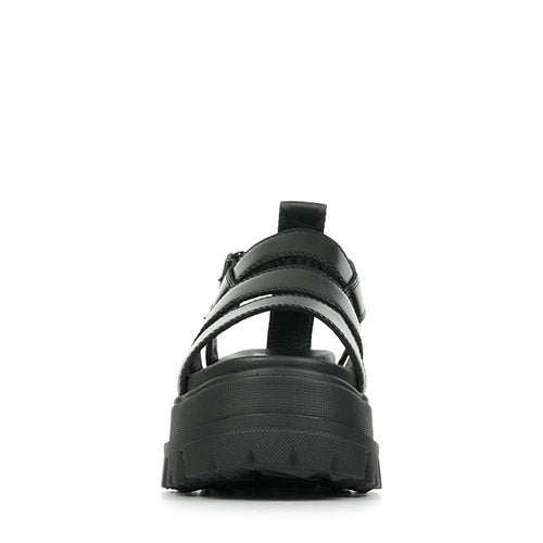 BUFFALO - Sandales ASPHA FSH OT - Vegan - Noir