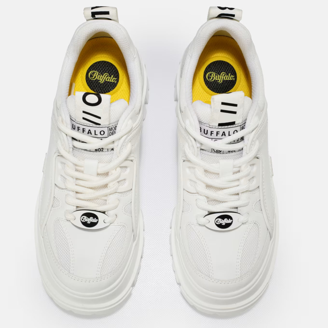 BUFFALO - Sneakers plateformes ASPHA HYB - Vegan - Blanc