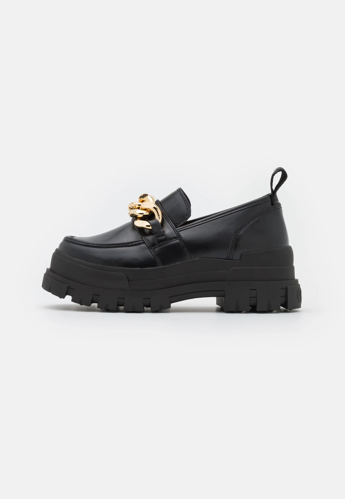 BUFFALO - Mocassins ASPHA LOAFER - Chaîne - Noir
