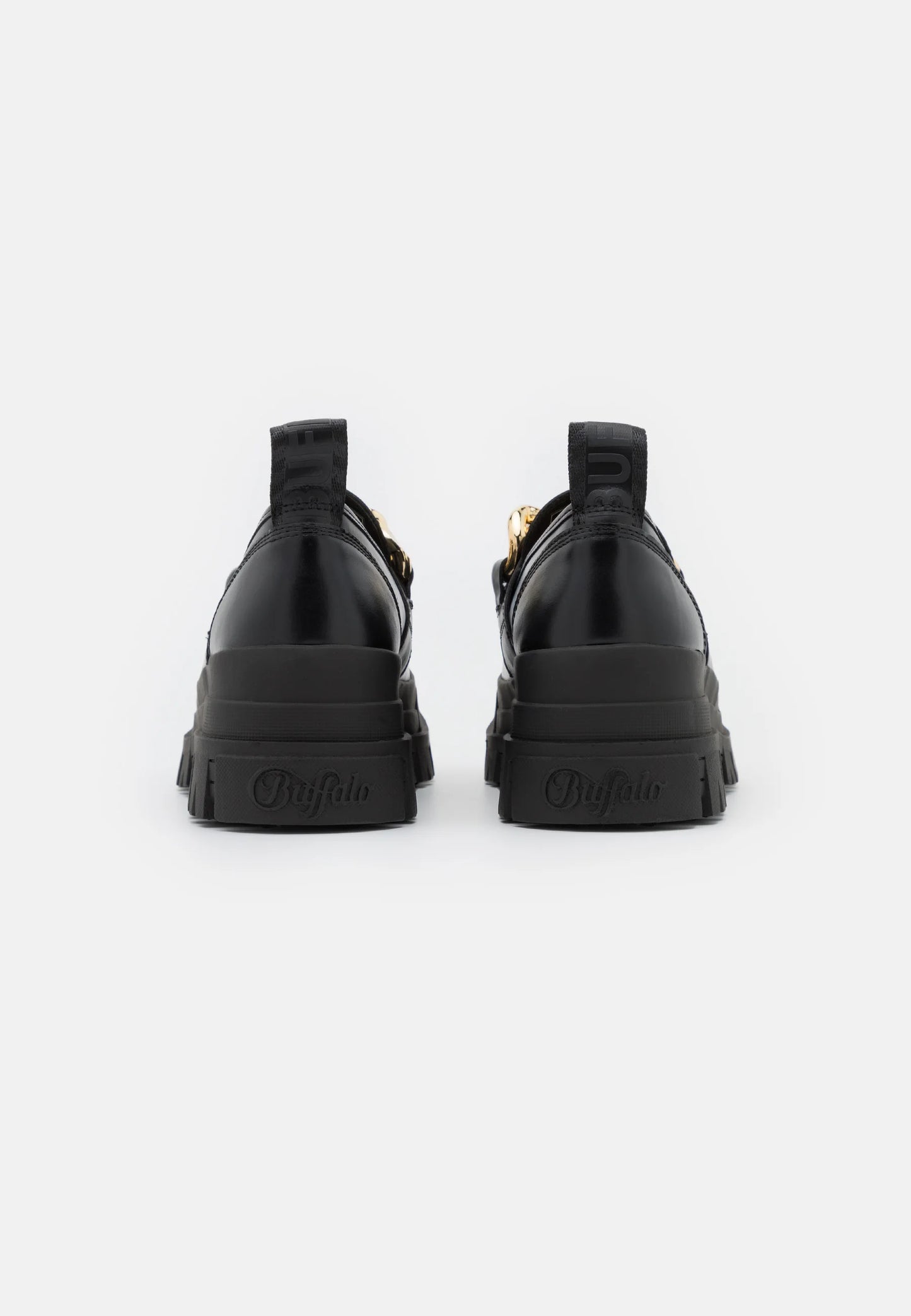 BUFFALO - Mocassins ASPHA LOAFER - Chaîne - Noir