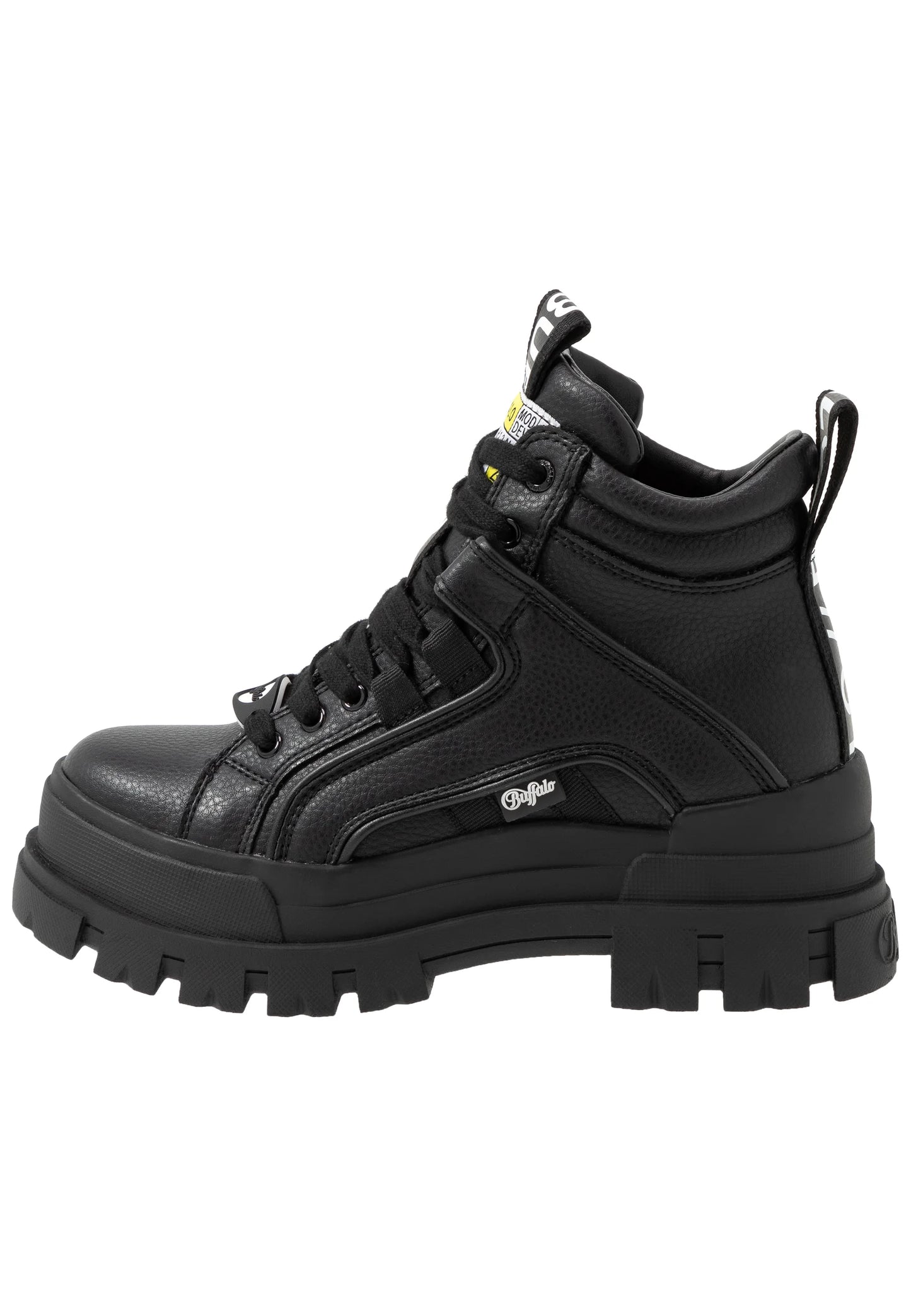 BUFFALO - Sneakers plateformes ASPHA MID - Noir