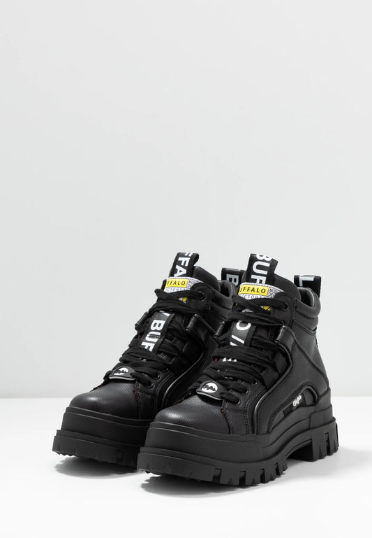BUFFALO - Sneakers plateformes ASPHA MID - Noir
