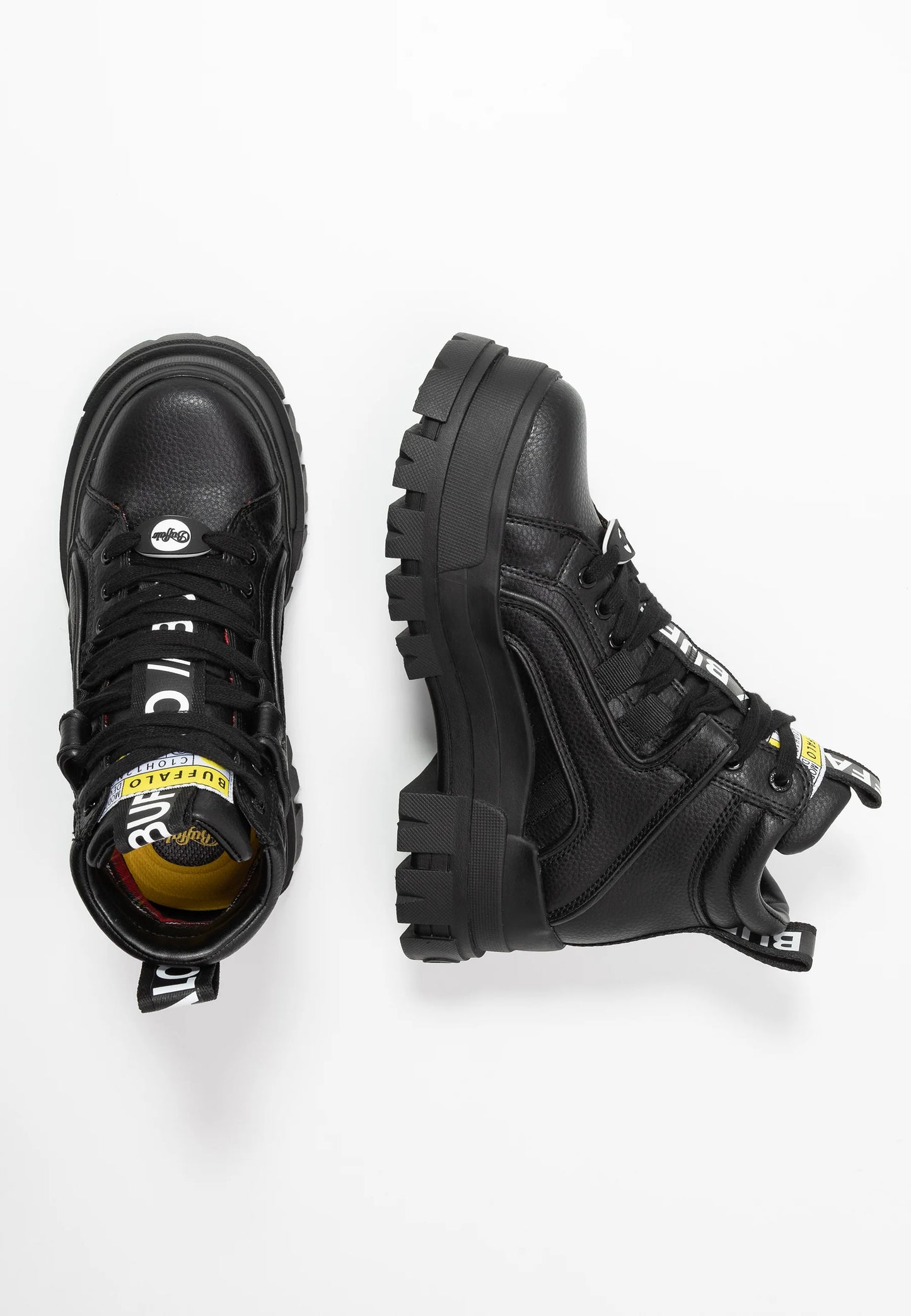 BUFFALO - Sneakers plateformes ASPHA MID - Noir