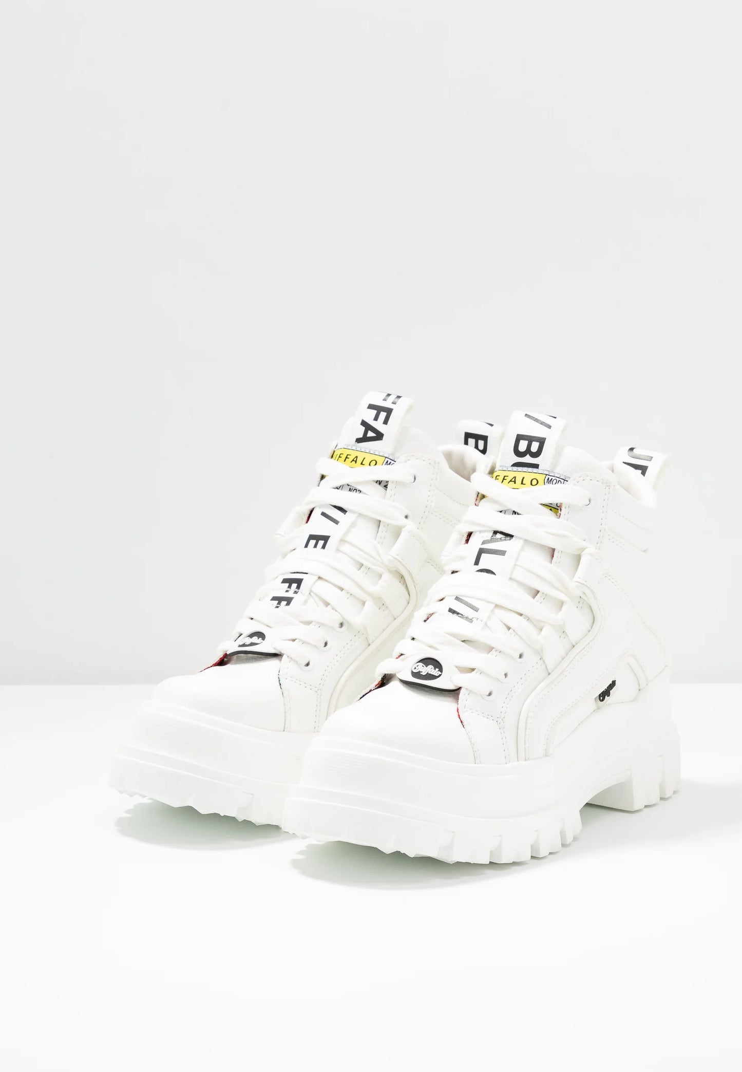 BUFFALO - Sneakers plateformes ASPHA MID - Blanc