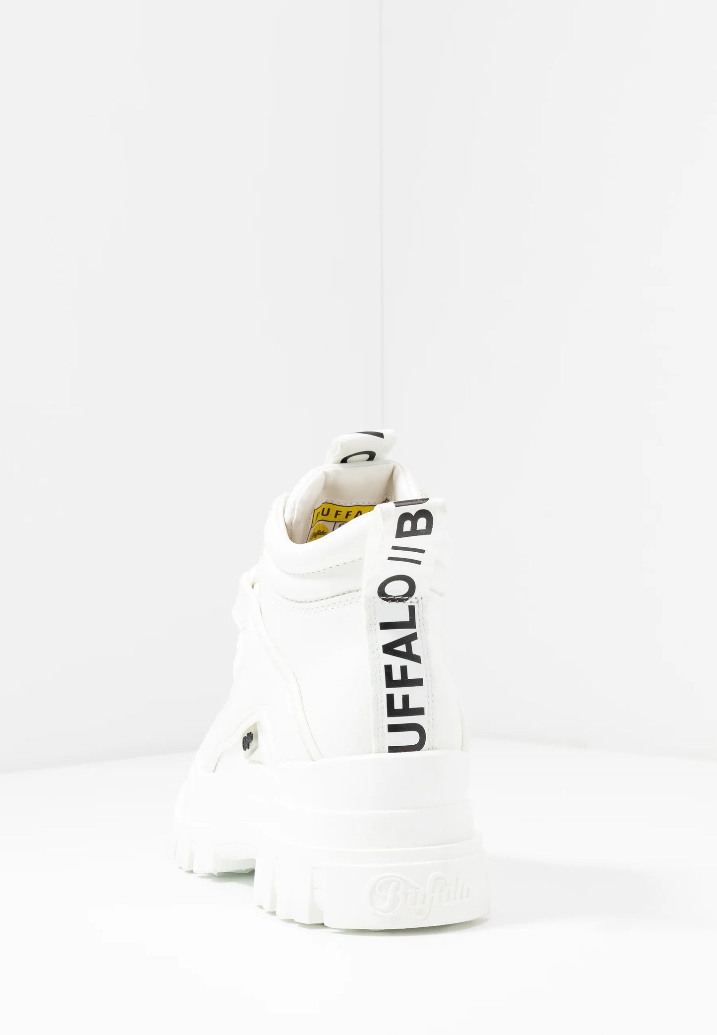 BUFFALO - Sneakers plateformes ASPHA MID - Blanc