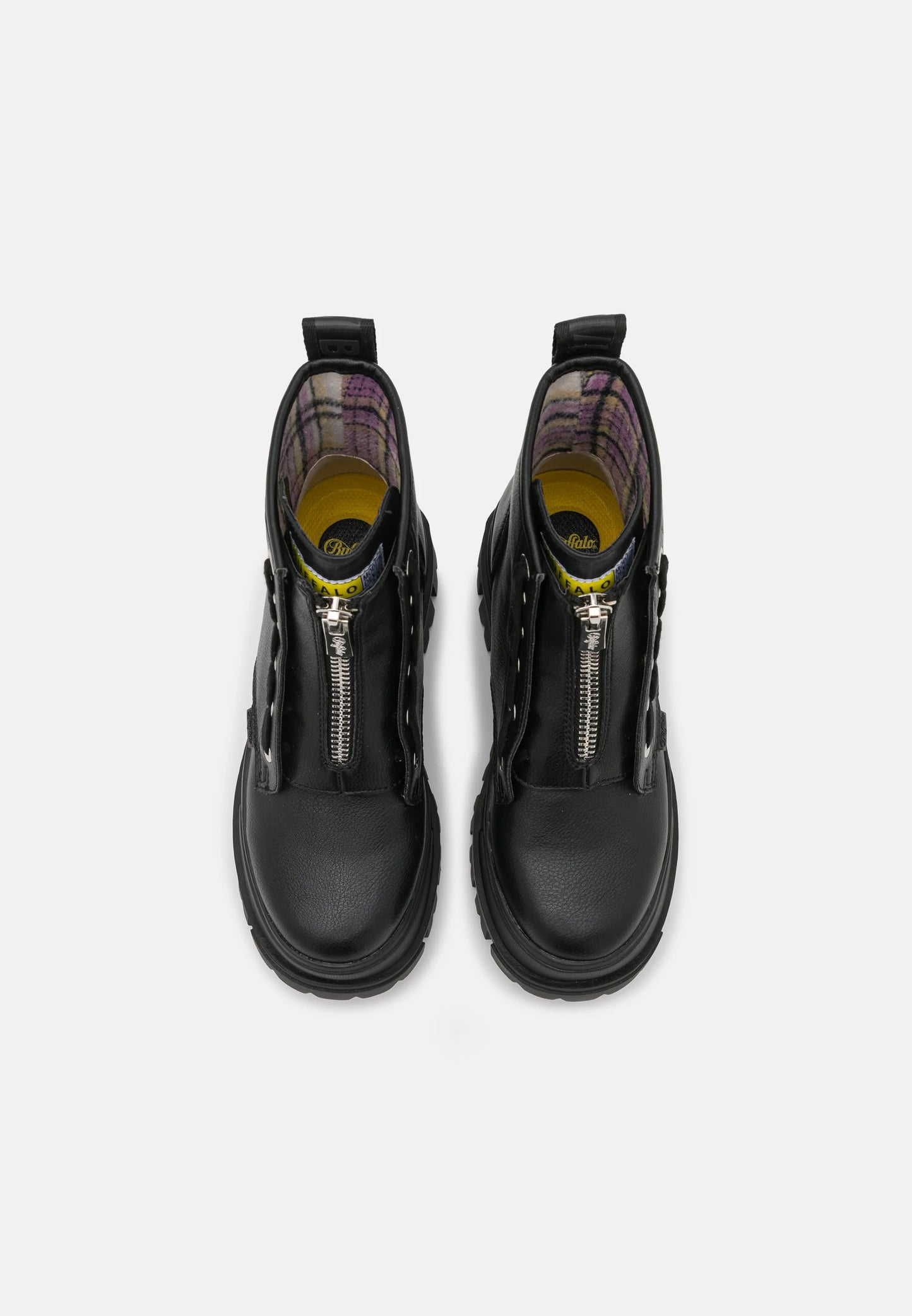BUFFALO - Bottines plateformes ASPHA ZIP - Noir