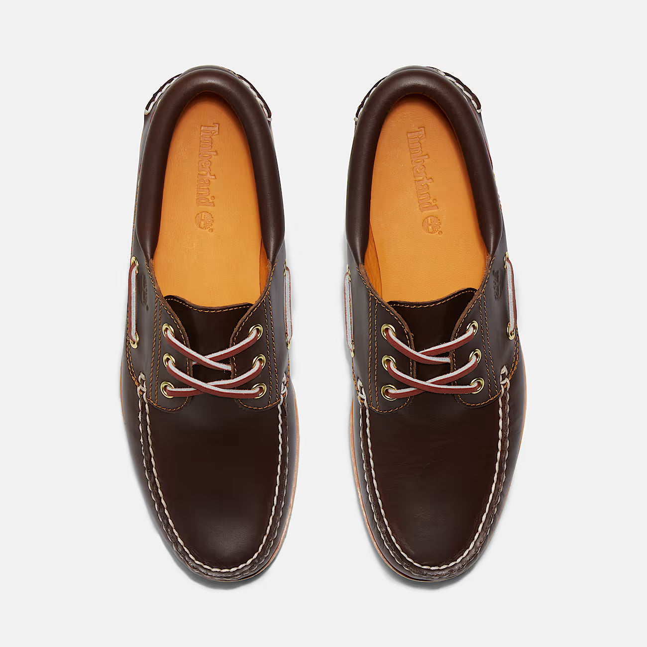TIMBERLAND - Chaussures bâteau AUTHENTIC BOAT - Cousues main - Marron