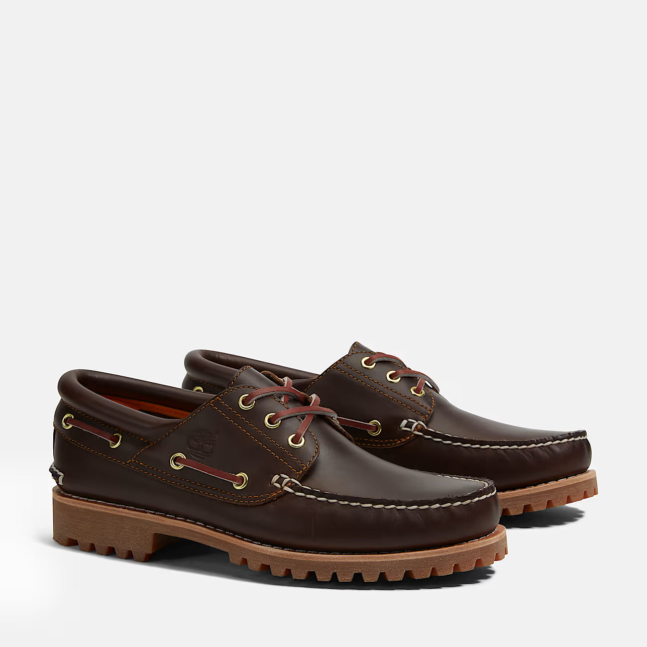 TIMBERLAND - Chaussures bâteau AUTHENTIC BOAT - Cousues main - Marron
