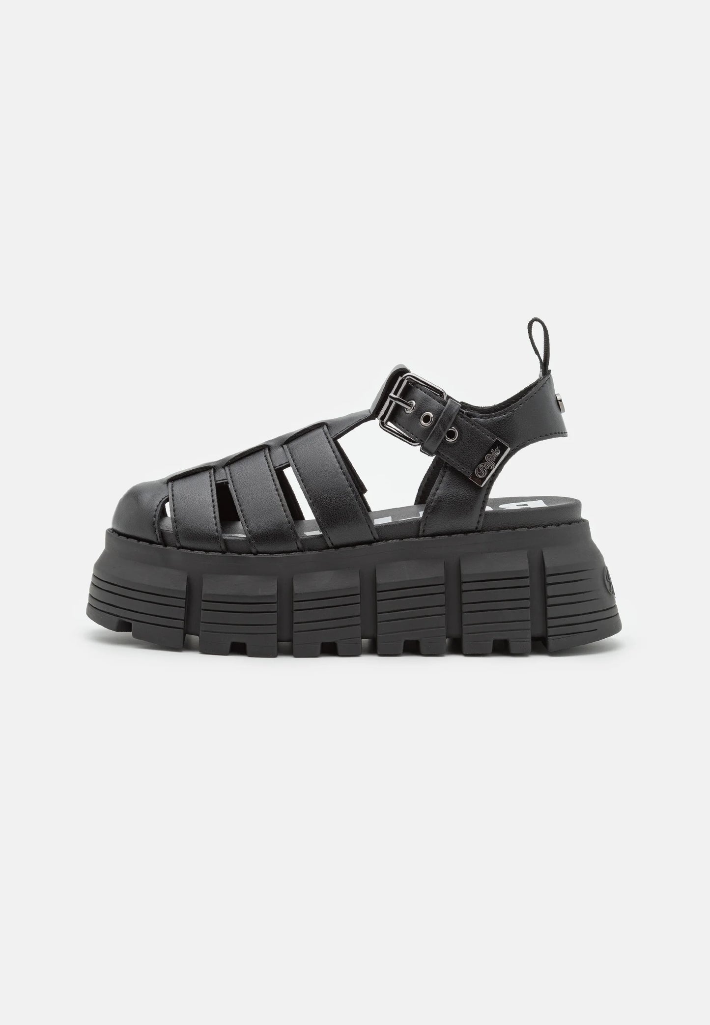 BUFFALO - Sandales plateformes AVA FISHER - Noir