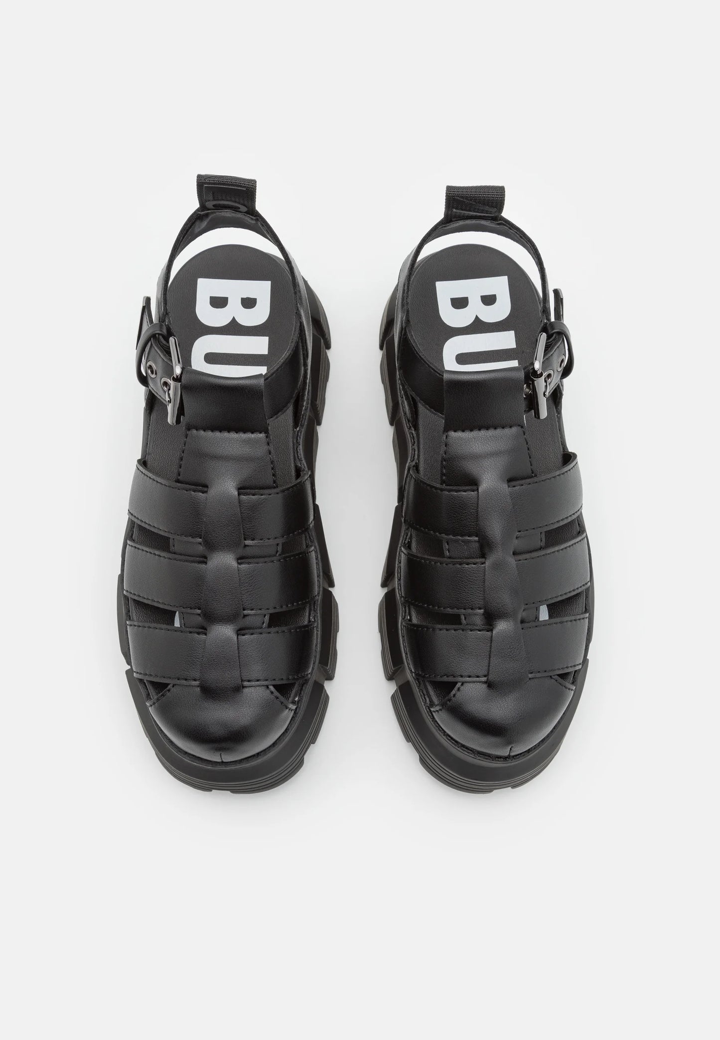 BUFFALO - Sandales plateformes AVA FISHER - Noir