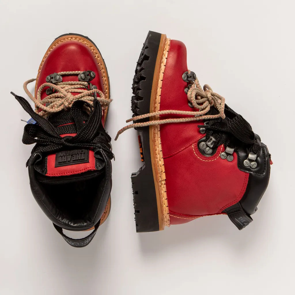 ART COMPANY - Botte Air Alpine - Cuir - Rouge
