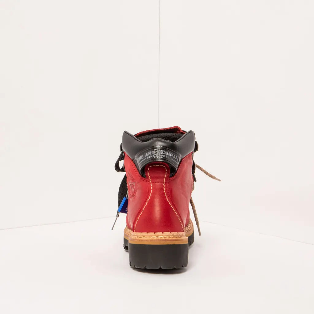 ART COMPANY - Botte Air Alpine - Cuir - Rouge