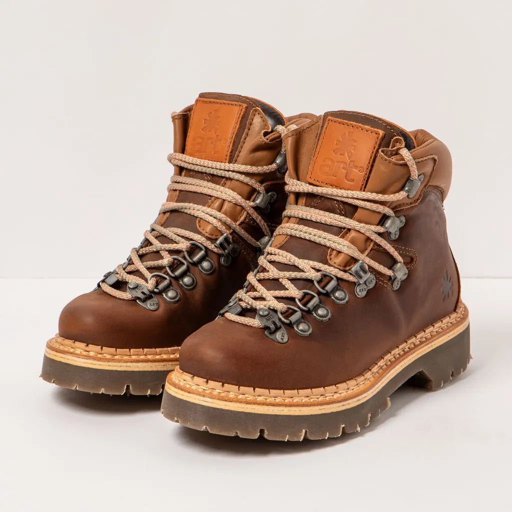 ART COMPANY - Botte Air Alpine - Cuir - Marron