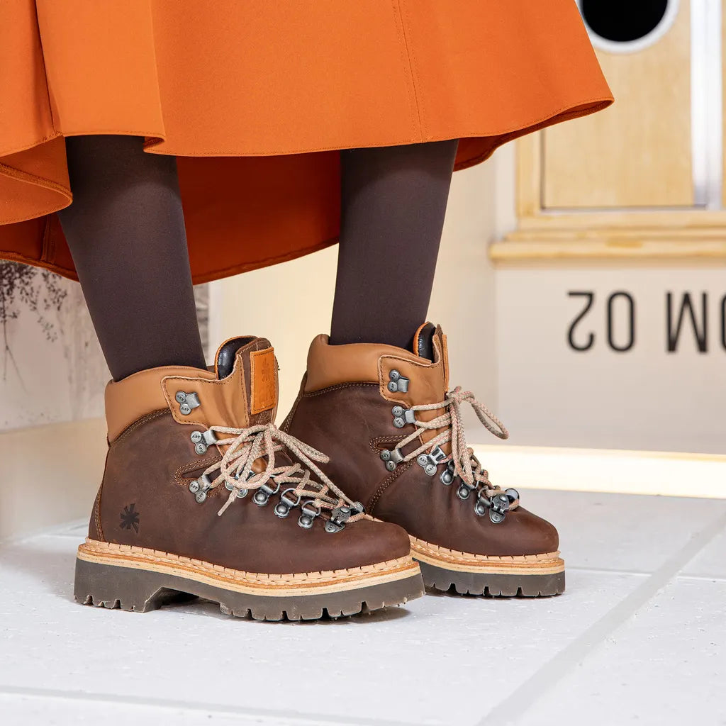 ART COMPANY - Botte Air Alpine - Cuir - Marron
