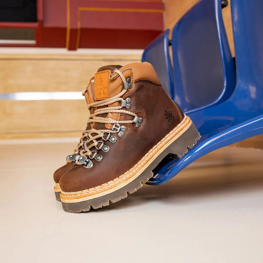 ART COMPANY - Botte Air Alpine - Cuir - Marron