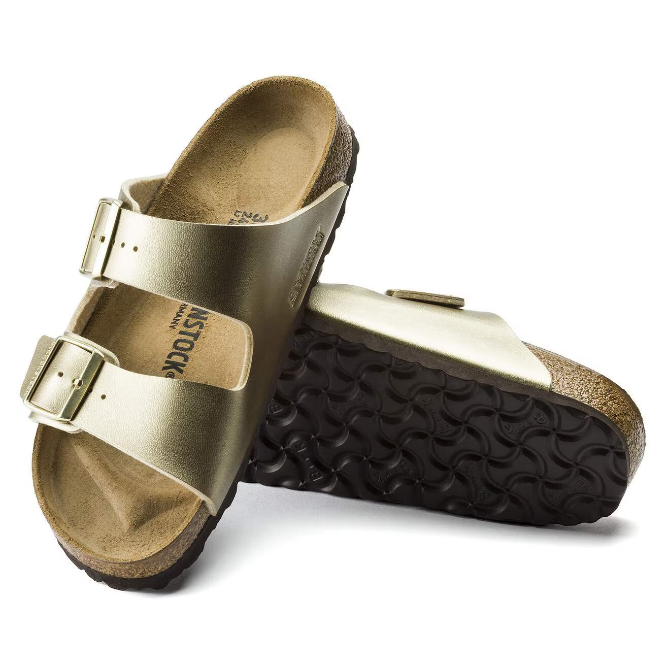 BIRKENSTOCK - Sandale ARIZONA double bride - Doré