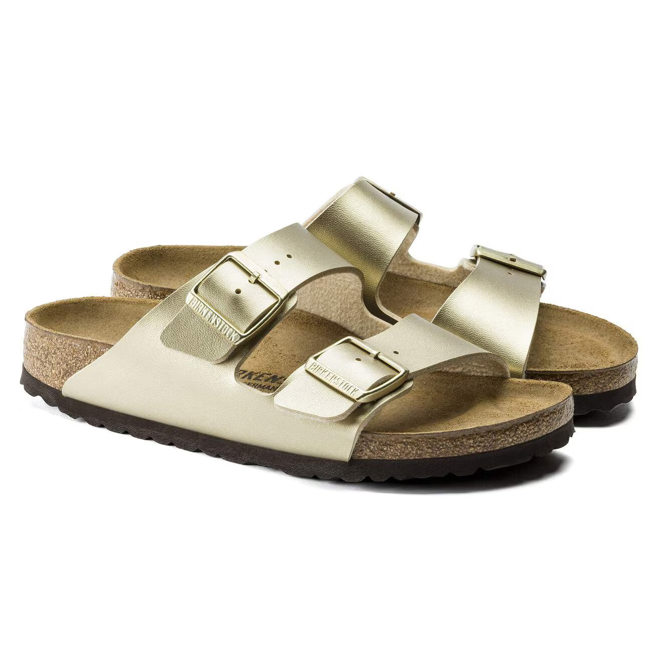 BIRKENSTOCK - Sandale ARIZONA double bride - Doré